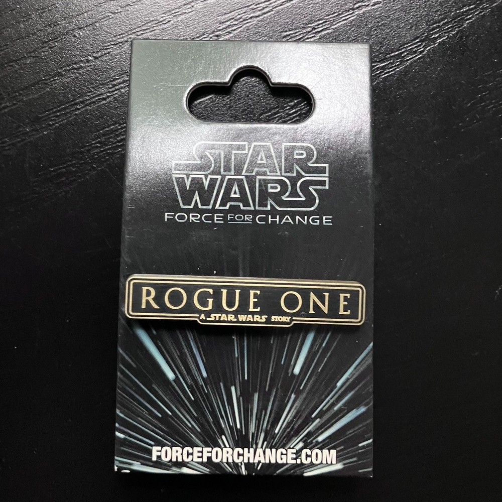 Star Wars Rogue One Force For Change Logo Disney Trading Pin